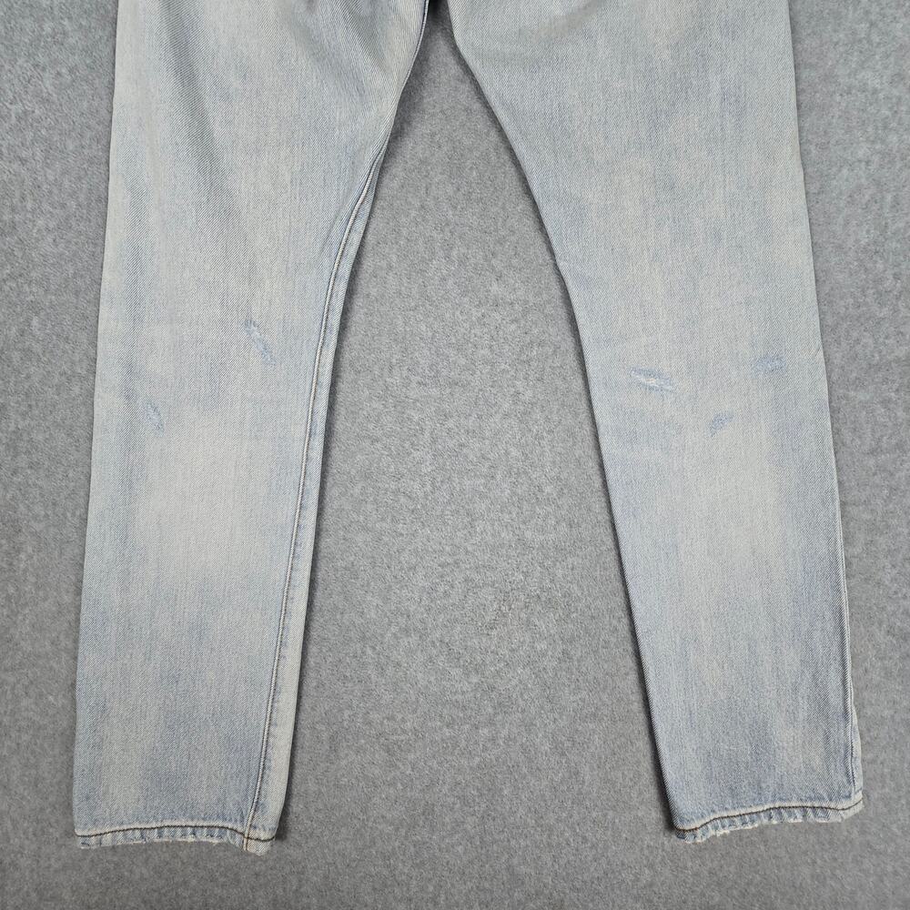 Levi's 501 Mens 28x31 Original Light Wash Button Fly Jeans - Picture 14 of 16